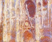 克劳德莫奈 - Rouen Cathedral, Sunlight Effect